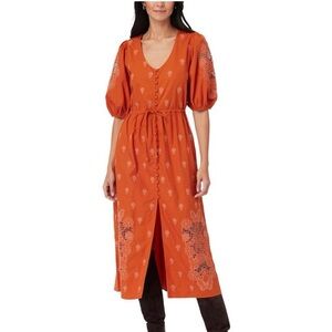 Roller Rabbit Cressida Embroidery Valla Dress xl